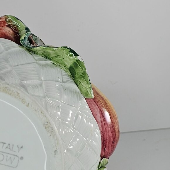 Vintage Horchow Italy Fruit Topiary Centerpiece Ceramic Porcelain *Chips* - Picture 9 of 11